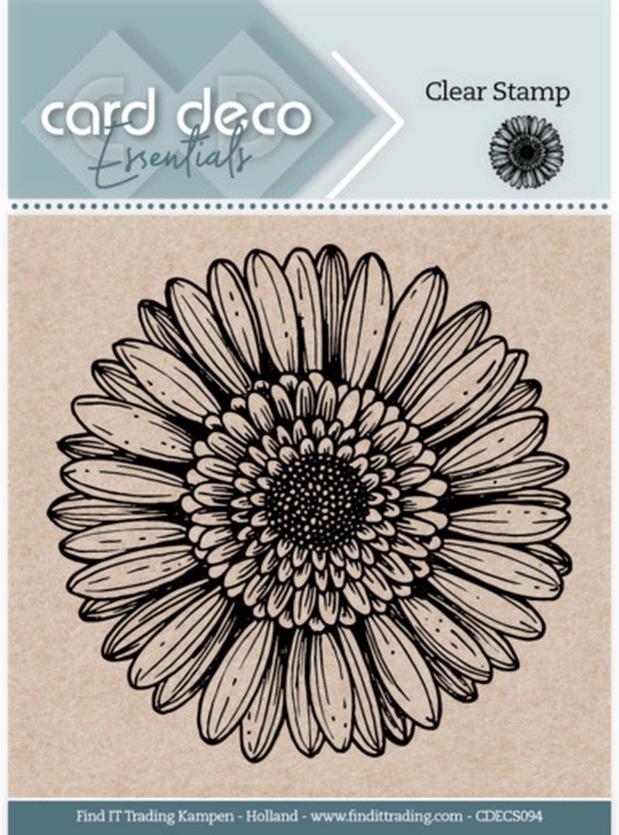 Card Deco Essentials Clear Stamps - Gerbera