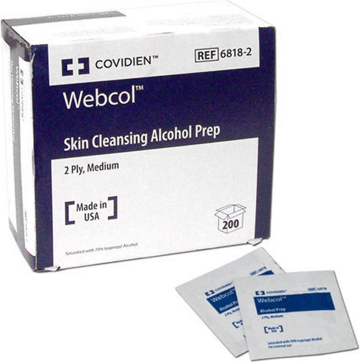 Goedkoopste Alcoholdoekjes - Alcohol pads | 200 stuks - Apart Afzonderlijk verpakt | Steriele doekjes - Wondreining - Wondontsmetting - Huidreiniging - Gesteriliseerd | Medisch - EHBO - BHV | Voor Injecties en Infuus