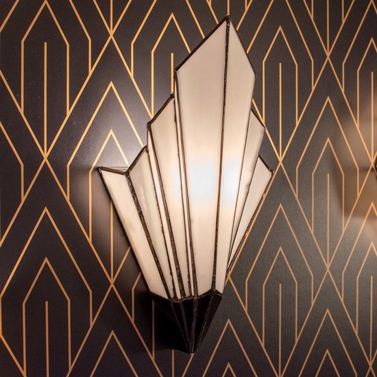 begrijpen moeilijk Huis Art Deco Trade - Tiffany French Art Deco Wandlamp | bol.com