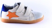 Falcotto sneaker 1B34-01 ecru oranje ster