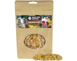 Back Zoo Nature Ananas Cubes - Gedehydrateerde Fruitsnack 250 Gr - Natuurlijke Snacks voor Vogels en Knaagdieren