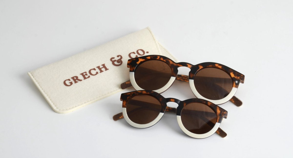 Sustainable Sunglasses – Child Tortoise+Buff | Grech& Co