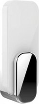 wandhaak Tem 1,8 x 4,9 cm ABS wit/chroom 2 stuks