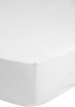 hoeslaken Jersey 180 x 220 cm katoen wit
