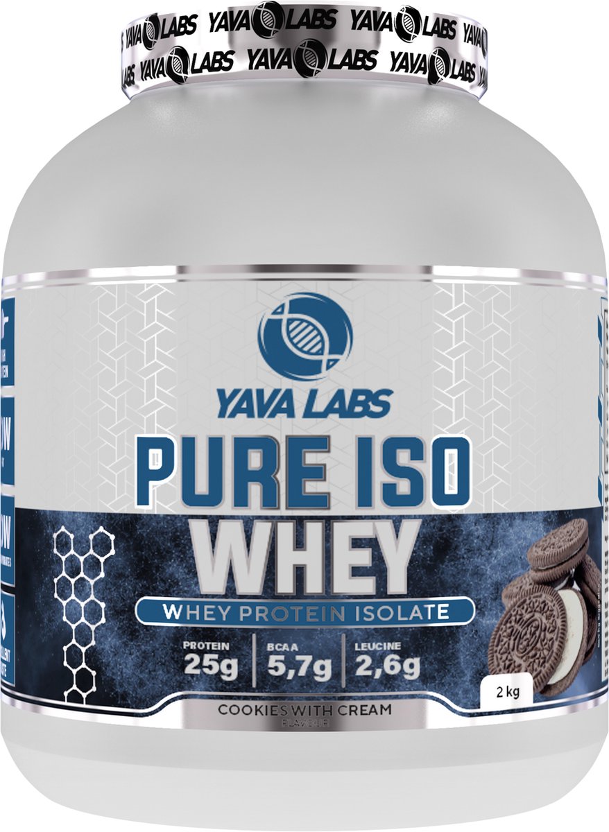 Yava Labs Pure Iso Whey Cookies and Cream 2 KG