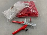 Proleveling - Tegel leveling systeem - 1000 stuks - Clips 1 mm- Tegel clips - Nivelleersysteem