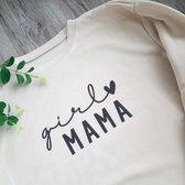 Mama Sweater Trui Beige - Girl Mama