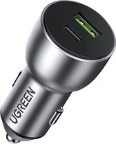 UGREEN Chargeur Voiture Charge Fast Double Port 42.5W Universel QC/ PD 3.0