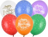 Partydeco ballonnen - Happy Birthday To You (6 stuks)