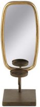 spiegel David 16 x 18 x 48 cm nikkel goud