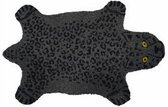 deurmat panter 40 x 70 cm kokosvezel/PVC zwart