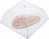 vliegenkap 51 x 51 cm polyester/staal wit