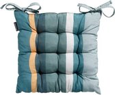 zitkussen Toscane Stripe 46 x 46 cm polykatoen groen