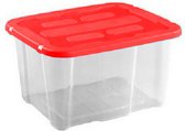 opbergbox Big Ben 17 liter 31,8 x 39,8 x 22 cm rood