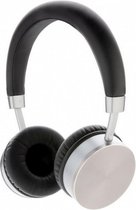koptelefoon V2 bluetooth zwart/zilver alu/PU 3-delig