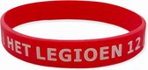 "Het legioen 12" met de kuip siliconen armbandje 8 stuks - rood met wit