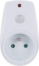 tussenstekker schemerschakelaar 9,5 cm 280W wit