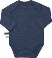 Organicera Biologische romper lange mouwen blauw Blauw 12-18m