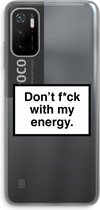 Case Company® - Xiaomi Poco M3 Pro 5G hoesje - My energy - Soft Cover Telefoonhoesje - Bescherming aan alle Kanten en Schermrand