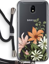 Case Company® - Samsung Galaxy J5 (2017) hoesje met Koord - Floral bouquet - Soft Case - Bescherming aan alle Kanten - Zijkanten Transparent - Bescherming Over de Schermrand - Back Cover - Cr