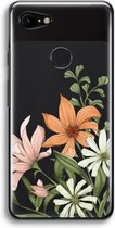 Case Company® - Google Pixel 3 hoesje - Floral bouquet - Soft Cover Telefoonhoesje - Bescherming aan alle Kanten en Schermrand