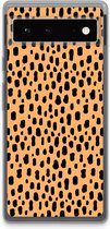 Case Company® - Google Pixel 6 hoesje - Panter - Soft Cover Telefoonhoesje - Bescherming aan alle Kanten en Schermrand