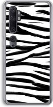 Case Company® - Xiaomi Mi Note 10 hoesje - Zebra pattern - Soft Cover Telefoonhoesje - Bescherming aan alle Kanten en Schermrand