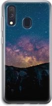 Case Company® - Samsung Galaxy A40 hoesje - Travel to space - Soft Cover Telefoonhoesje - Bescherming aan alle Kanten en Schermrand