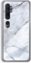 Case Company® - Xiaomi Mi Note 10 Pro hoesje - Witte marmer - Soft Cover Telefoonhoesje - Bescherming aan alle Kanten en Schermrand