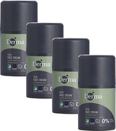 Derma Man Gezichtscrème - 4 x 50 ML - Parfumvrij
