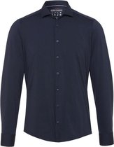 Pure - Overhemd Functional Donkerblauw - Maat 42 - Slim-fit