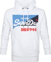 Superdry - Hoodie Primary Wit - XL - Modern-fit