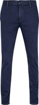 Alberto - Rob T400 Dynamic Chino Donkerblauw - Slim-fit - Chino Heren maat W 32 - L 36