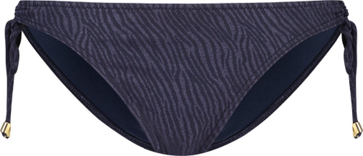 Midnight Zebra laag bikinibroekje Donkerblauw maat 38 (M)