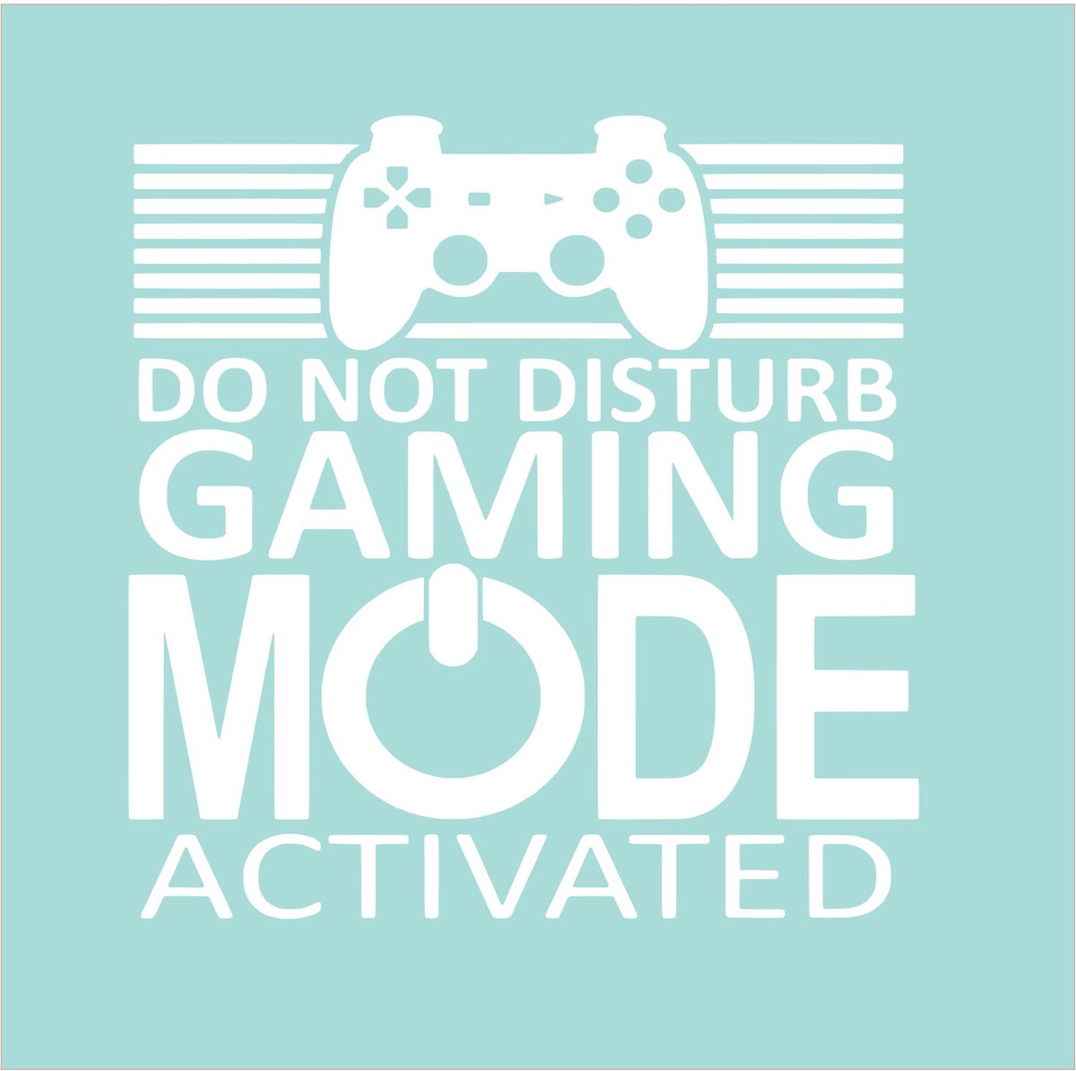 Muur / Deur / Raam sticker Gaming Do not disturb - Gamer - decoratief - Niet storen