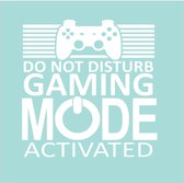 Muur / Deur / Raam sticker Gaming Do not disturb - Gamer - decoratief - Niet storen