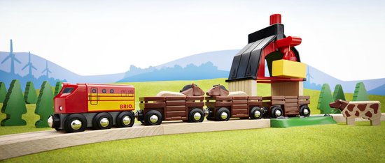 BRIO Treinset met boerderij - Educatief speelgoed voor kinderen - 33719