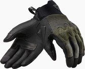 REV'IT! Kinetic Black Brown Motorcycle Gloves S - Maat S - Handschoen