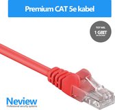 Neview - 50 cm premium UTP patchkabel - CAT 5e - Rood - (netwerkkabel/internetkabel)