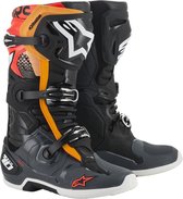 Alpinestars Tech 10 Zwart Grijs Oranje Rood Fluo 13