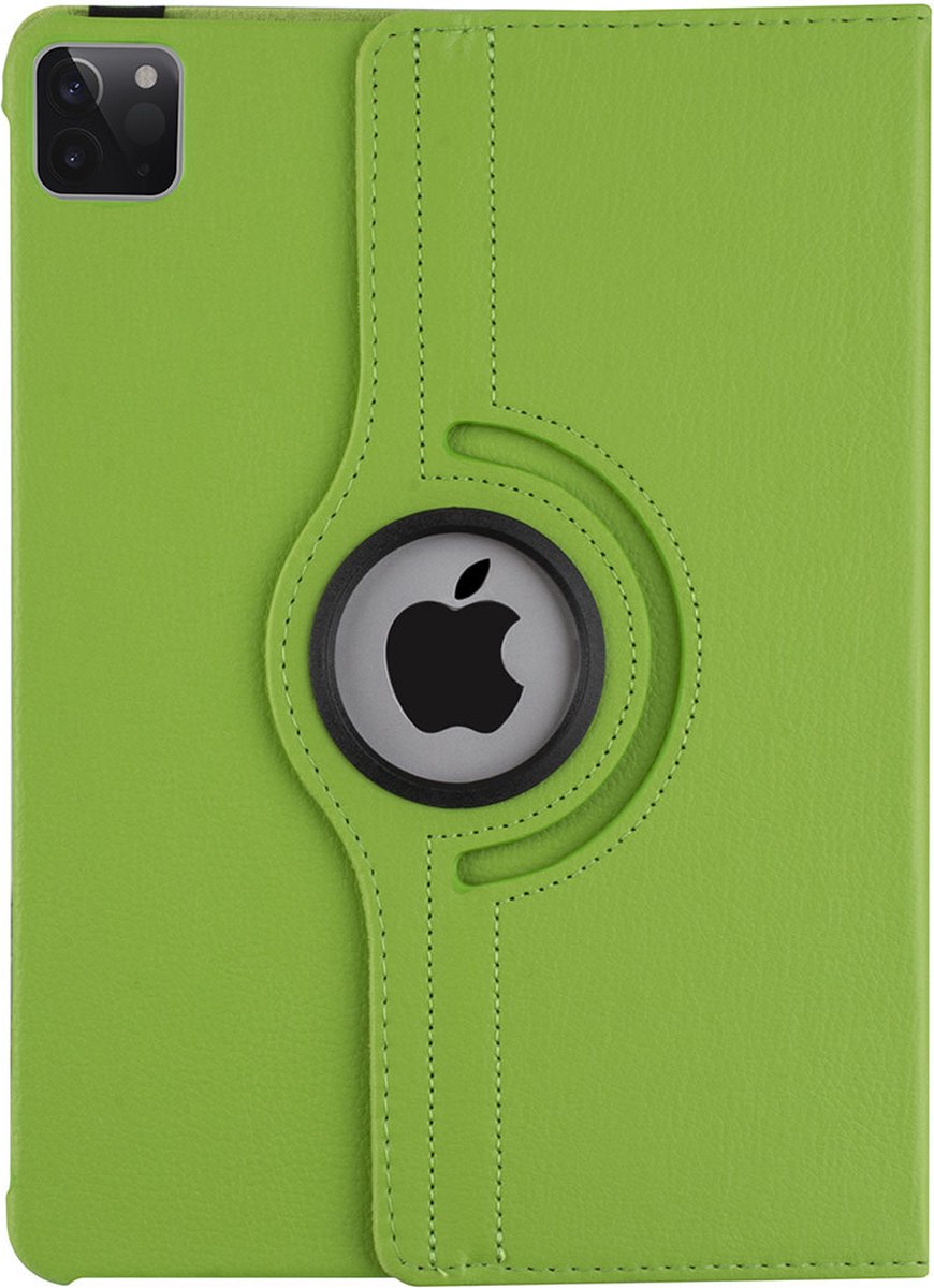 Apple iPad Pro 11 (2021) Book Case Tablethoes - Groen - 360 Graden Draaibaar