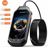 Depstech Endsocoop Camera - Endoscoop Inspectiecamera - 1080P HD & 4.5 inch IPS scherm - IP67 Waterdicht - LED Verlichting - Incl. Waterdichte draagtas