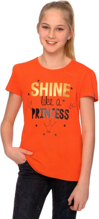 Oranje T-shirt - Voor Koningsdag - Holland - Maat: