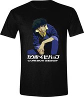 Cowboy Bebop-Spike Colour Black T-Shirt - XXL