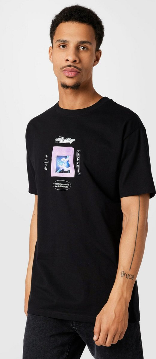 Mister Tee Catch Em Oversize Tee Heren T-shirt L Zwart