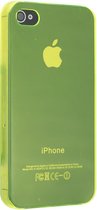 Peachy iPhone 4 4S 4G hard case hoesje crystal doorzichtig clear - Geel