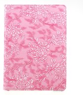 Peachy Bloemen draaibaar hoesje iPad 2017 2018 - Roze