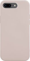 Coverzs Pastel siliconen hoesje geschikt voor Apple iPhone  SE 2022 - Beige