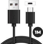 WISEQ de charge Micro USB à charge Fast WISEQ | Chargement 2x plus rapide | Pour Samsung, HTC, Huawei - Câble de charge de 1 mètre - Zwart