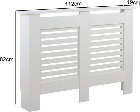 Radiator ombouw verwarming - radiator omkasting - breed 112 cm - VDD